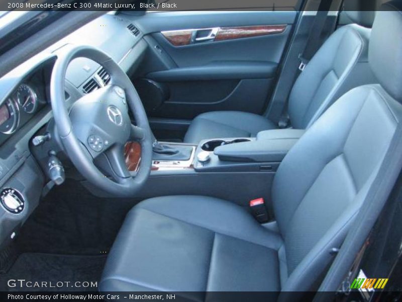 Black / Black 2008 Mercedes-Benz C 300 4Matic Luxury