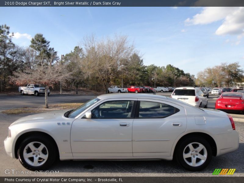 Bright Silver Metallic / Dark Slate Gray 2010 Dodge Charger SXT