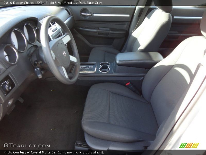 Bright Silver Metallic / Dark Slate Gray 2010 Dodge Charger SXT