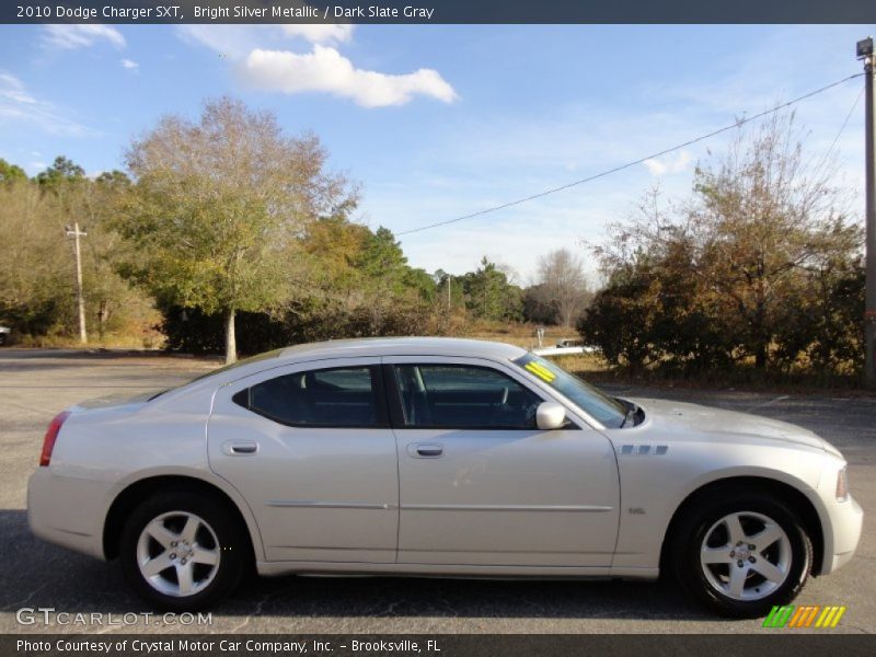 Bright Silver Metallic / Dark Slate Gray 2010 Dodge Charger SXT