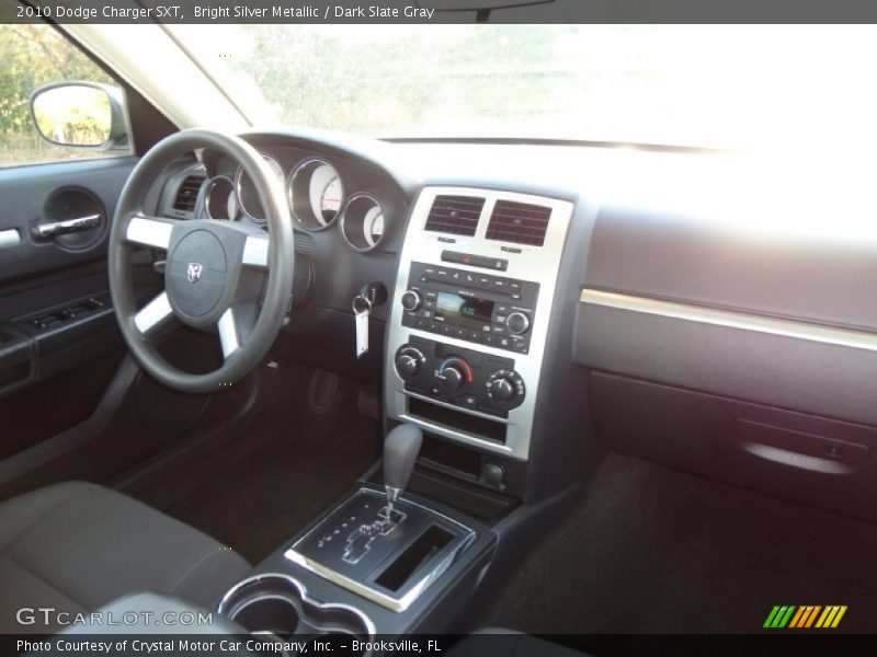 Bright Silver Metallic / Dark Slate Gray 2010 Dodge Charger SXT