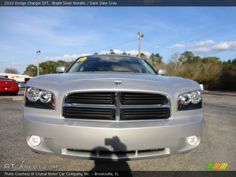 Bright Silver Metallic / Dark Slate Gray 2010 Dodge Charger SXT