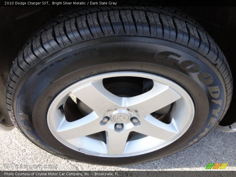 Bright Silver Metallic / Dark Slate Gray 2010 Dodge Charger SXT