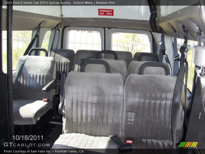 Oxford White / Medium Flint 2003 Ford E Series Van E350 Special Access