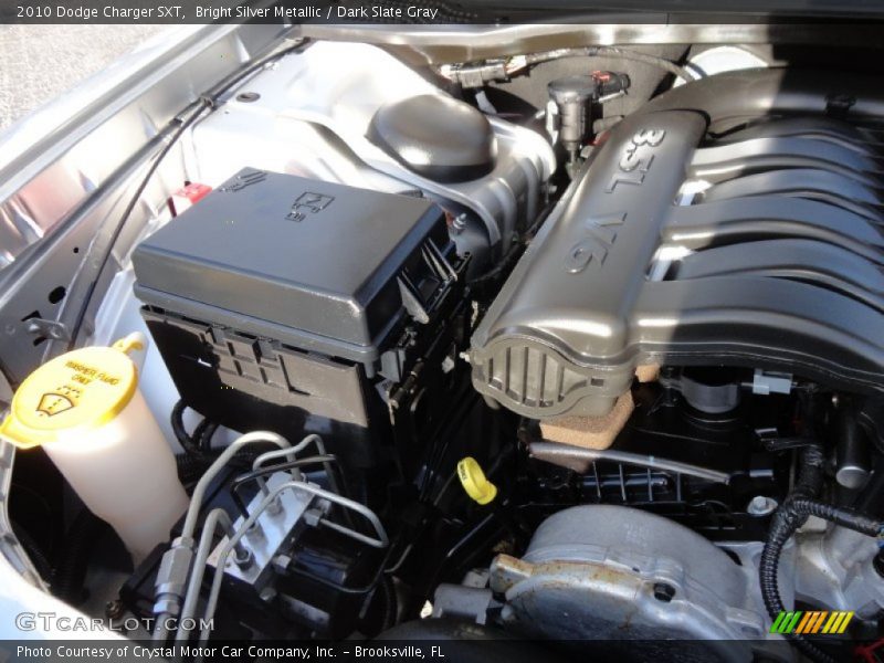 Bright Silver Metallic / Dark Slate Gray 2010 Dodge Charger SXT
