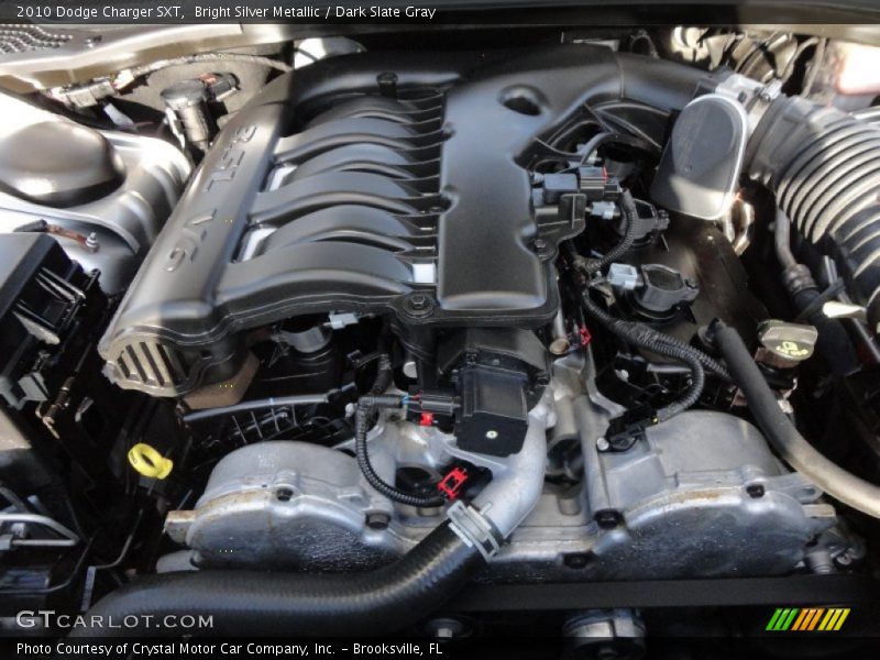 Bright Silver Metallic / Dark Slate Gray 2010 Dodge Charger SXT