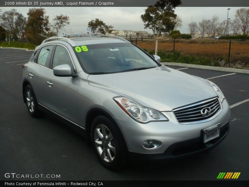 Liquid Platinum / Graphite 2008 Infiniti EX 35 Journey AWD