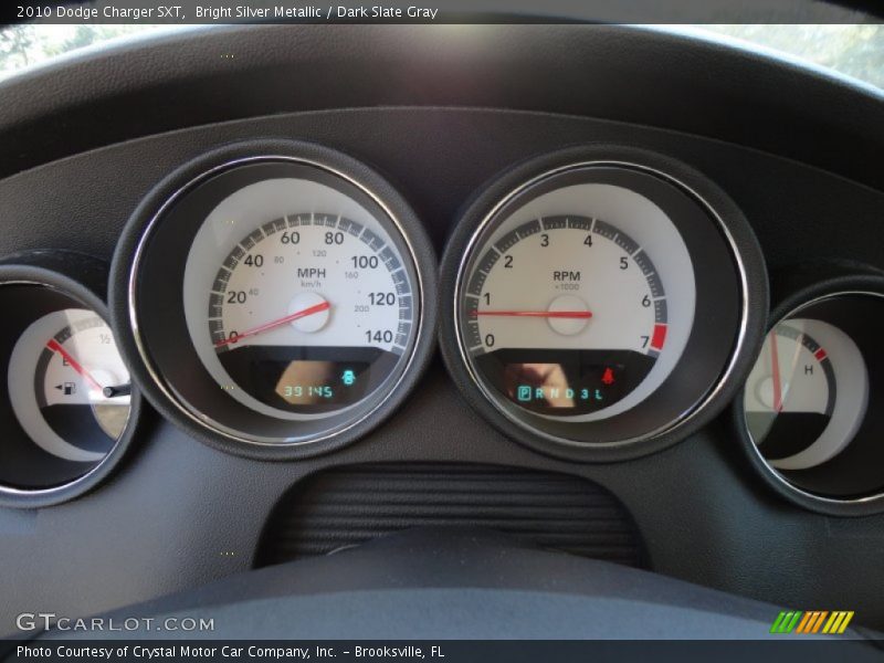 Bright Silver Metallic / Dark Slate Gray 2010 Dodge Charger SXT