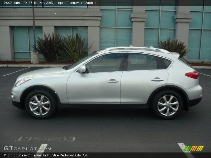 Liquid Platinum / Graphite 2008 Infiniti EX 35 Journey AWD