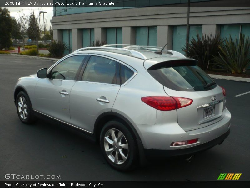 Liquid Platinum / Graphite 2008 Infiniti EX 35 Journey AWD