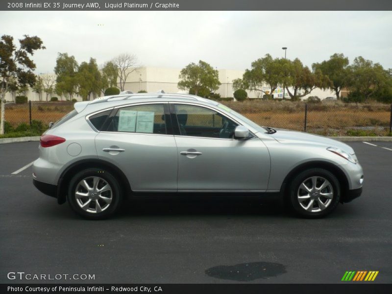 Liquid Platinum / Graphite 2008 Infiniti EX 35 Journey AWD