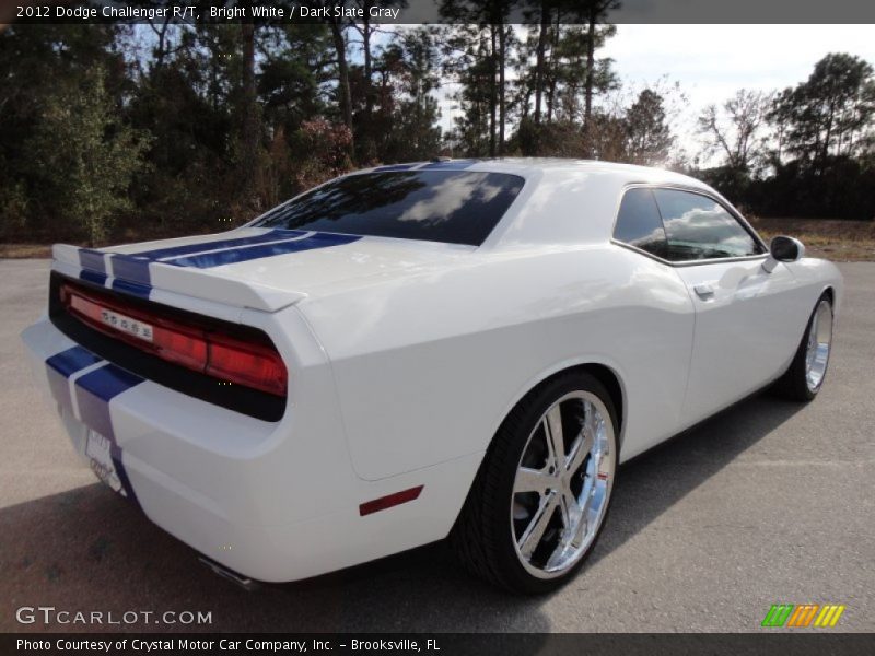 Bright White / Dark Slate Gray 2012 Dodge Challenger R/T