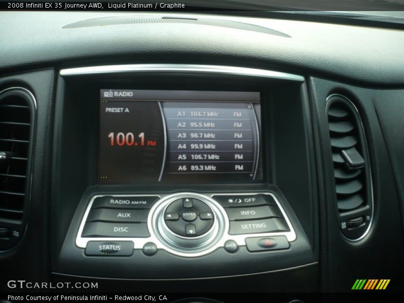 Liquid Platinum / Graphite 2008 Infiniti EX 35 Journey AWD