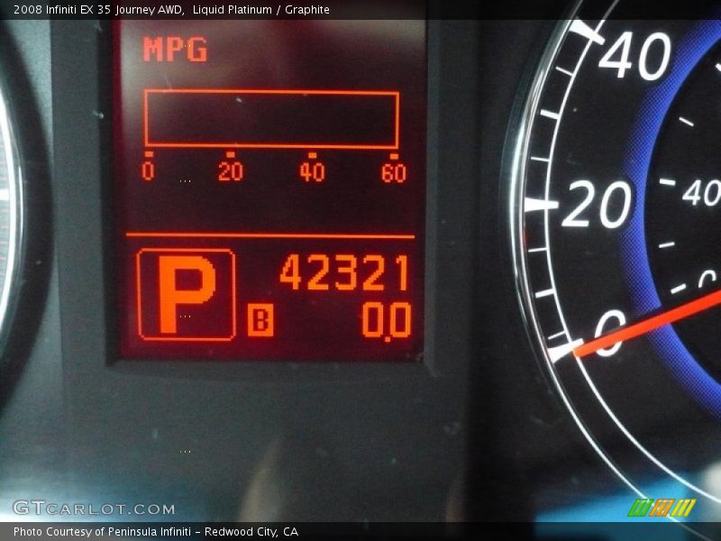 Liquid Platinum / Graphite 2008 Infiniti EX 35 Journey AWD