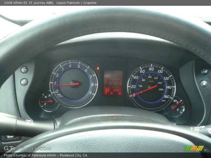 Liquid Platinum / Graphite 2008 Infiniti EX 35 Journey AWD