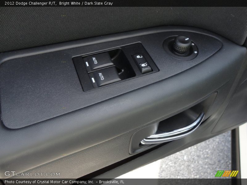 Bright White / Dark Slate Gray 2012 Dodge Challenger R/T