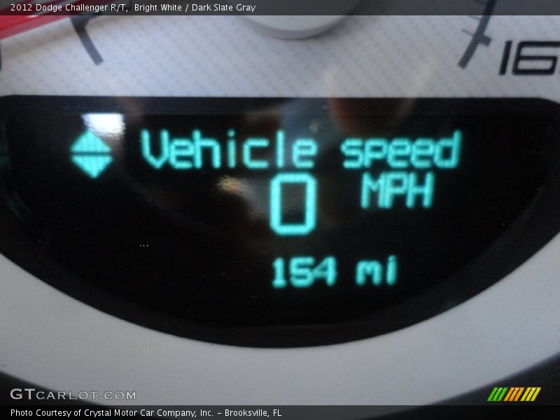 Bright White / Dark Slate Gray 2012 Dodge Challenger R/T