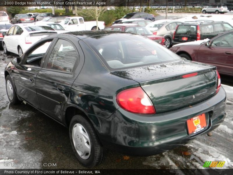 Forest Green Pearlcoat / Agate 2000 Dodge Neon Highline