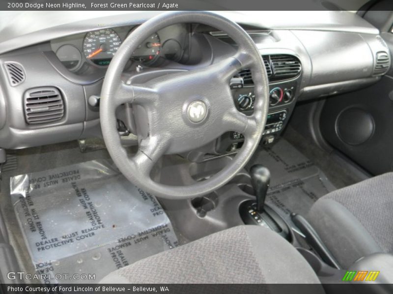 Forest Green Pearlcoat / Agate 2000 Dodge Neon Highline