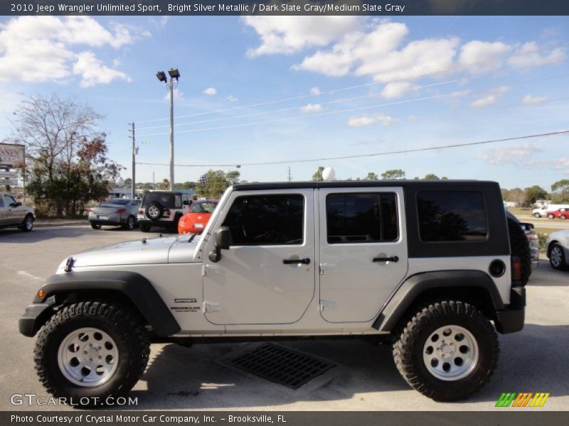 Custom Wheels of 2010 Wrangler Unlimited Sport