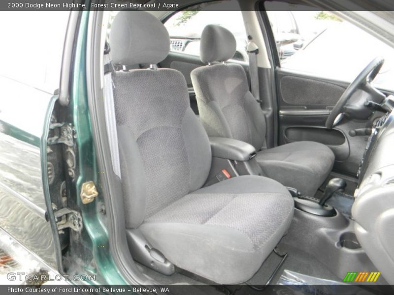 Forest Green Pearlcoat / Agate 2000 Dodge Neon Highline