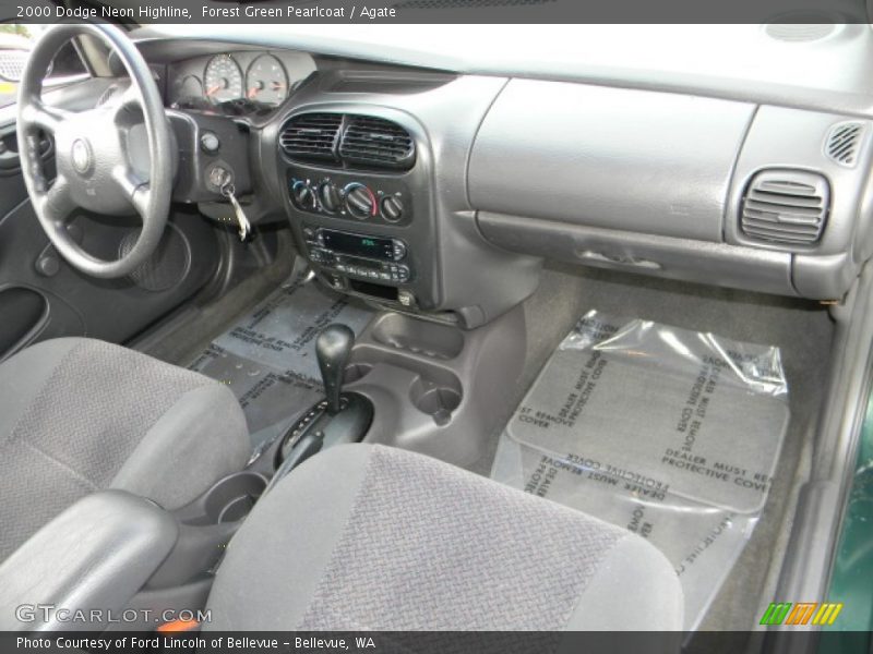Forest Green Pearlcoat / Agate 2000 Dodge Neon Highline