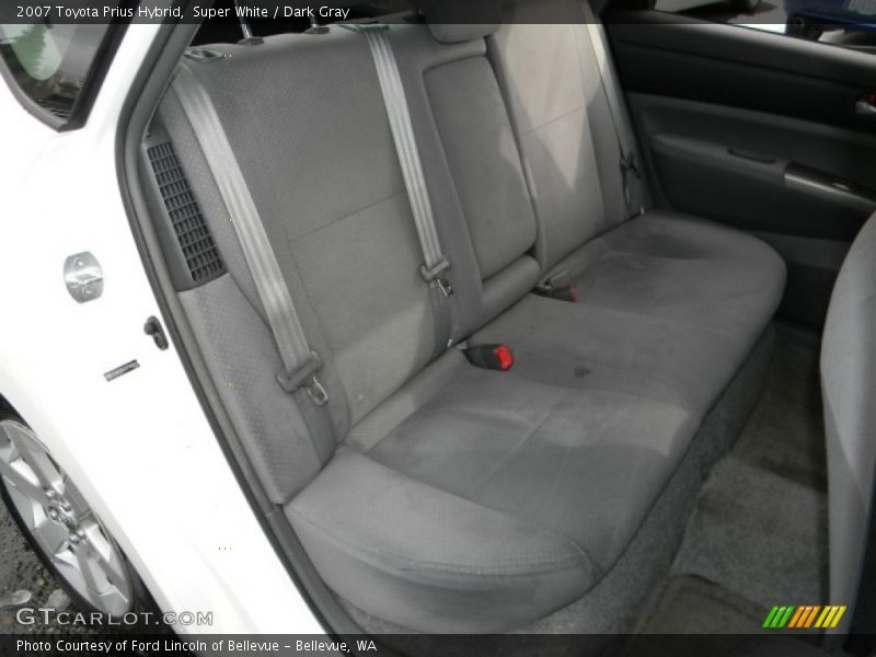 Super White / Dark Gray 2007 Toyota Prius Hybrid