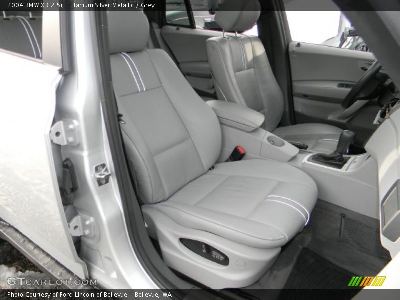 Titanium Silver Metallic / Grey 2004 BMW X3 2.5i