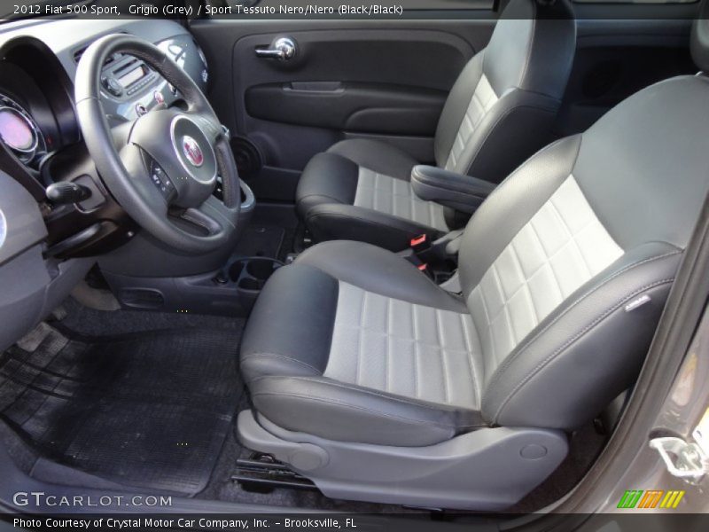  2012 500 Sport Sport Tessuto Nero/Nero (Black/Black) Interior