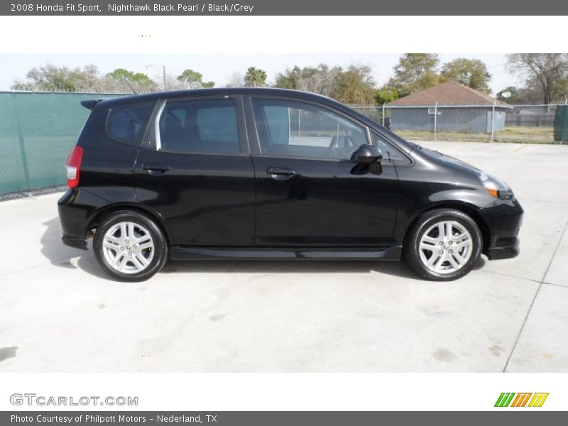 Nighthawk Black Pearl / Black/Grey 2008 Honda Fit Sport