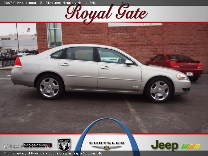 Silverstone Metallic / Neutral Beige 2007 Chevrolet Impala SS