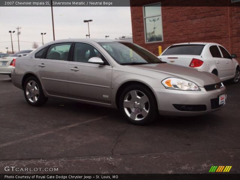 Silverstone Metallic / Neutral Beige 2007 Chevrolet Impala SS