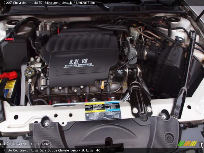 Silverstone Metallic / Neutral Beige 2007 Chevrolet Impala SS