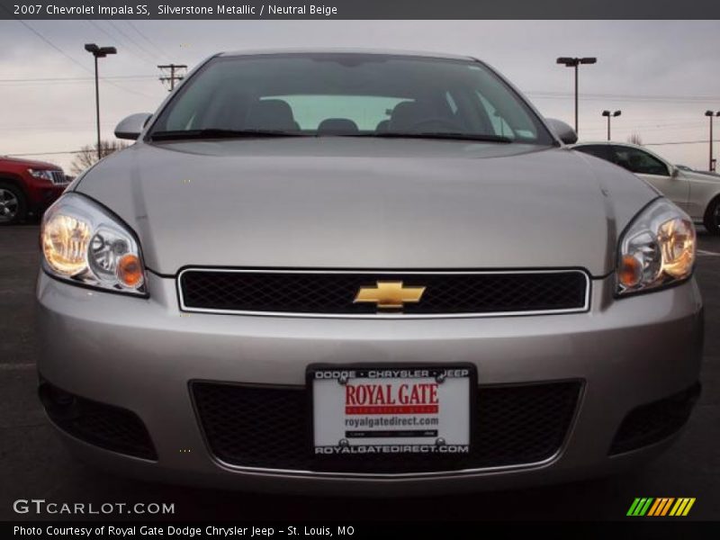 Silverstone Metallic / Neutral Beige 2007 Chevrolet Impala SS