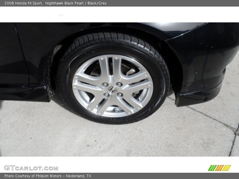 Nighthawk Black Pearl / Black/Grey 2008 Honda Fit Sport