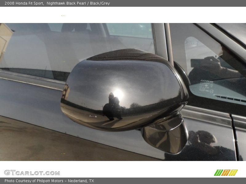 Nighthawk Black Pearl / Black/Grey 2008 Honda Fit Sport