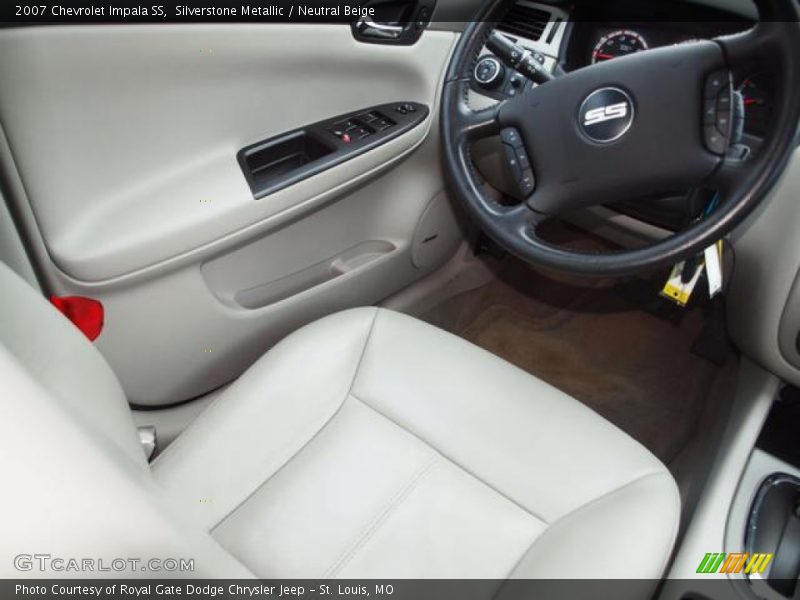 Silverstone Metallic / Neutral Beige 2007 Chevrolet Impala SS