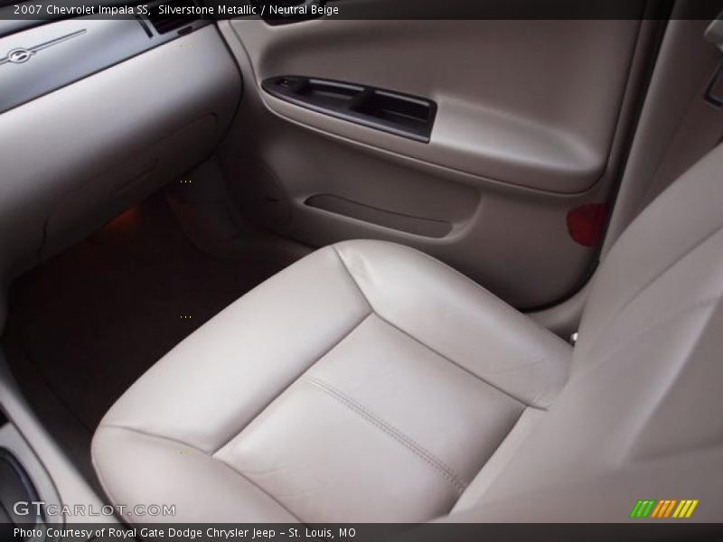 Silverstone Metallic / Neutral Beige 2007 Chevrolet Impala SS