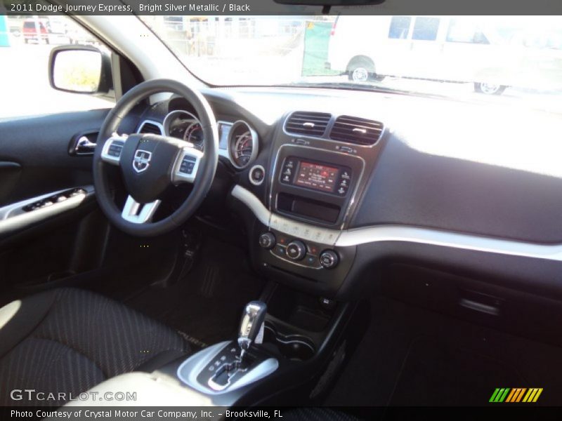 Bright Silver Metallic / Black 2011 Dodge Journey Express