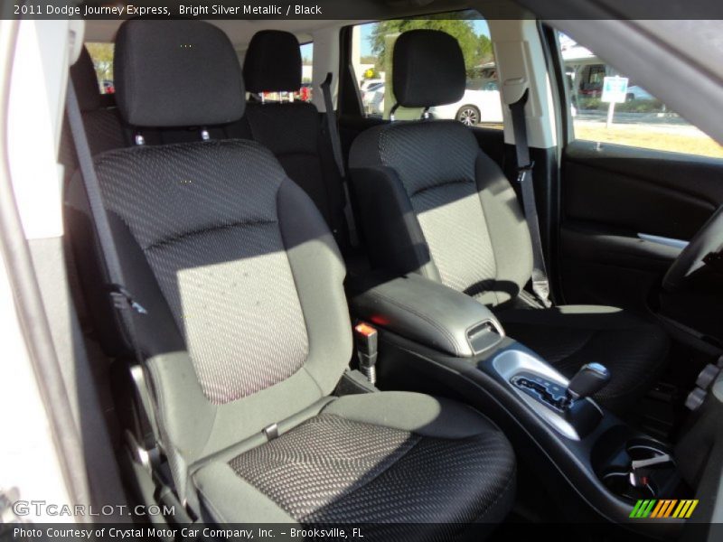 Bright Silver Metallic / Black 2011 Dodge Journey Express
