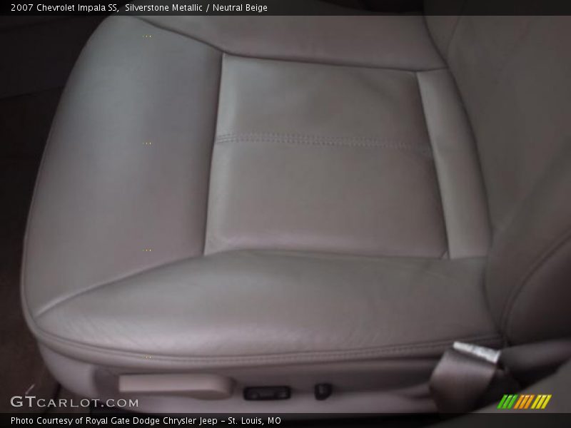 Silverstone Metallic / Neutral Beige 2007 Chevrolet Impala SS