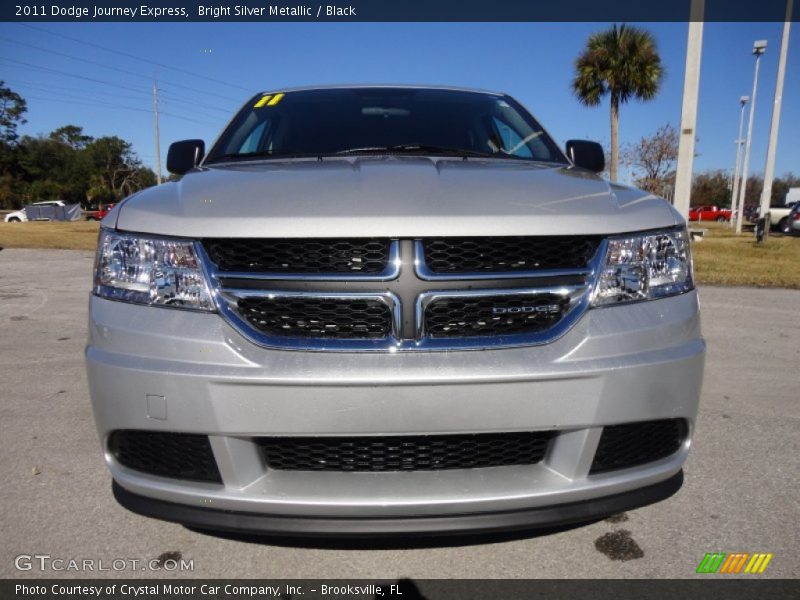 Bright Silver Metallic / Black 2011 Dodge Journey Express