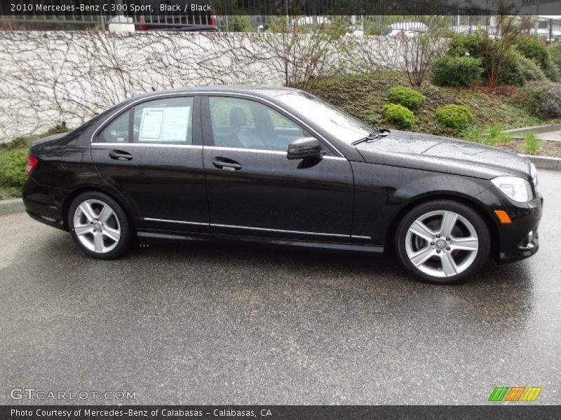 Black / Black 2010 Mercedes-Benz C 300 Sport