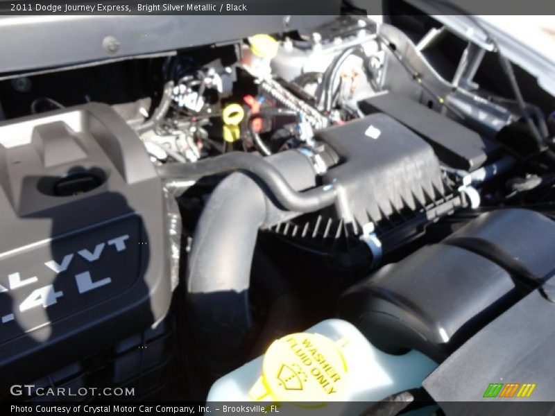 Bright Silver Metallic / Black 2011 Dodge Journey Express