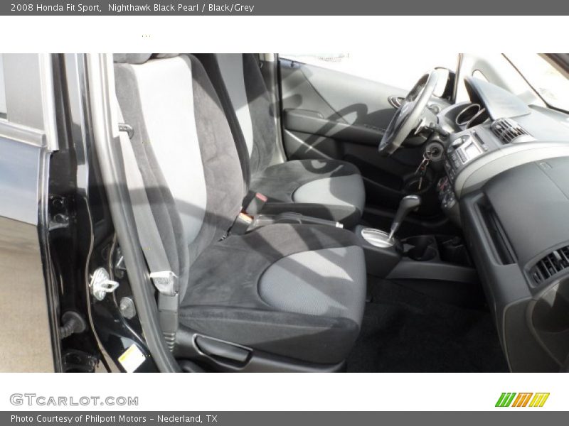 Nighthawk Black Pearl / Black/Grey 2008 Honda Fit Sport