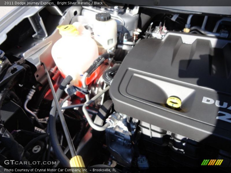 Bright Silver Metallic / Black 2011 Dodge Journey Express
