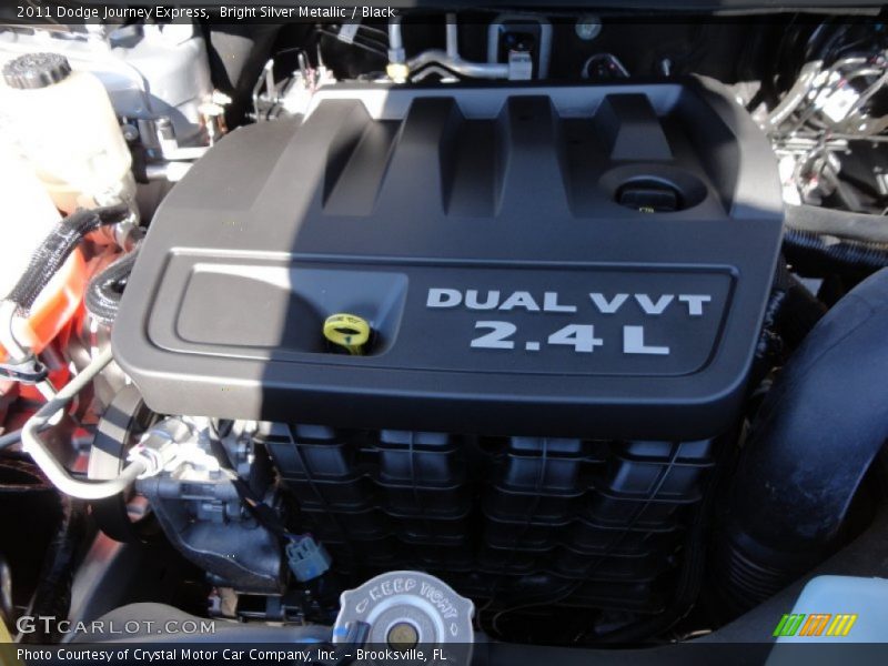 Bright Silver Metallic / Black 2011 Dodge Journey Express