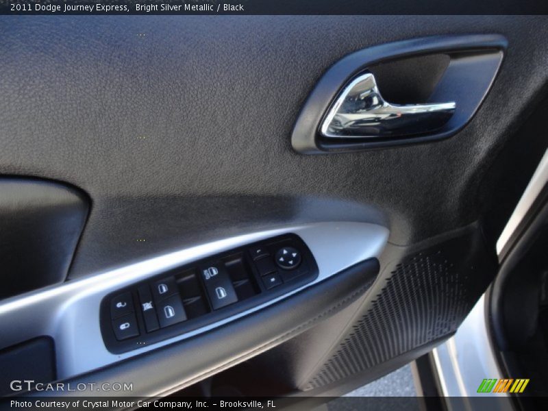 Bright Silver Metallic / Black 2011 Dodge Journey Express