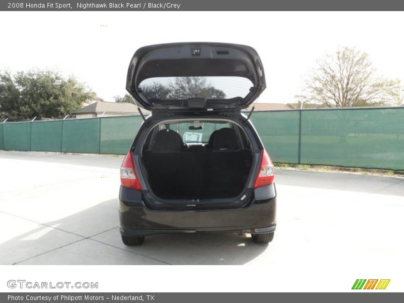 Nighthawk Black Pearl / Black/Grey 2008 Honda Fit Sport