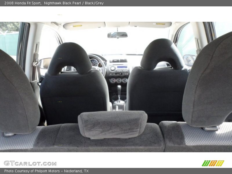 Nighthawk Black Pearl / Black/Grey 2008 Honda Fit Sport